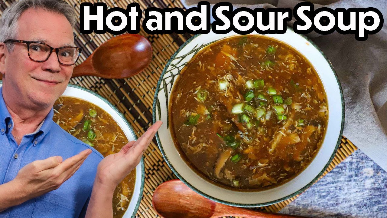 Рецепт настоящего китайского кисло-острого супа | Быстро, просто и очень вкусно!