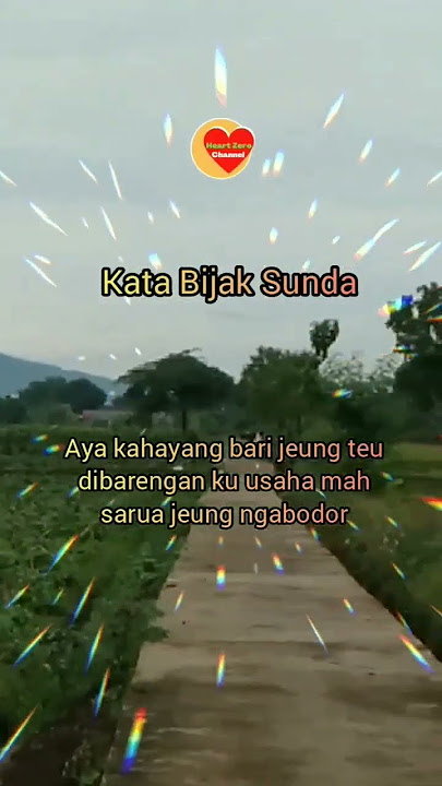 Motivasi hidup- Kata bijak Sunda #short