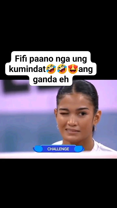 Fifi Sharma winks 😍 #avcchallengecup #shorts #philippines