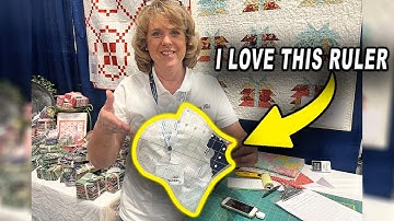 How To Use Scallop Edge Ruler - 2023 Road 2 California Quilt Show