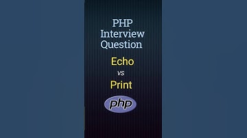 PHP echo vs print 🔥 | What