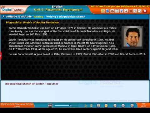 writing-a-biographical-sketch---personality-development,-class-10-english