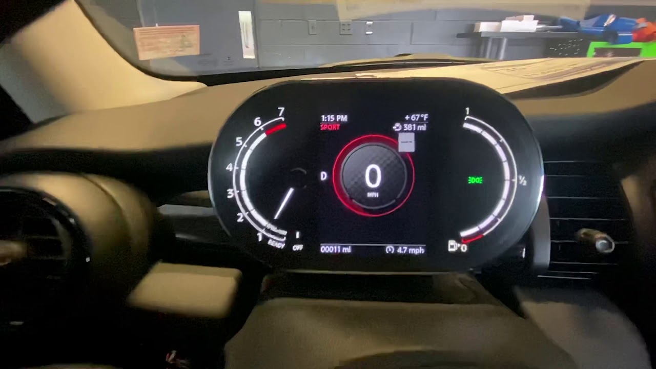 New 2021 MINI Dashboard YouTube