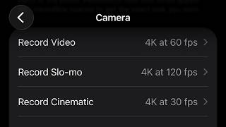 Change Video Recording Settings on iPhone 17, iPhone 17 Pro, iPhone Air, iPhone 17e, iPhone 17 Max