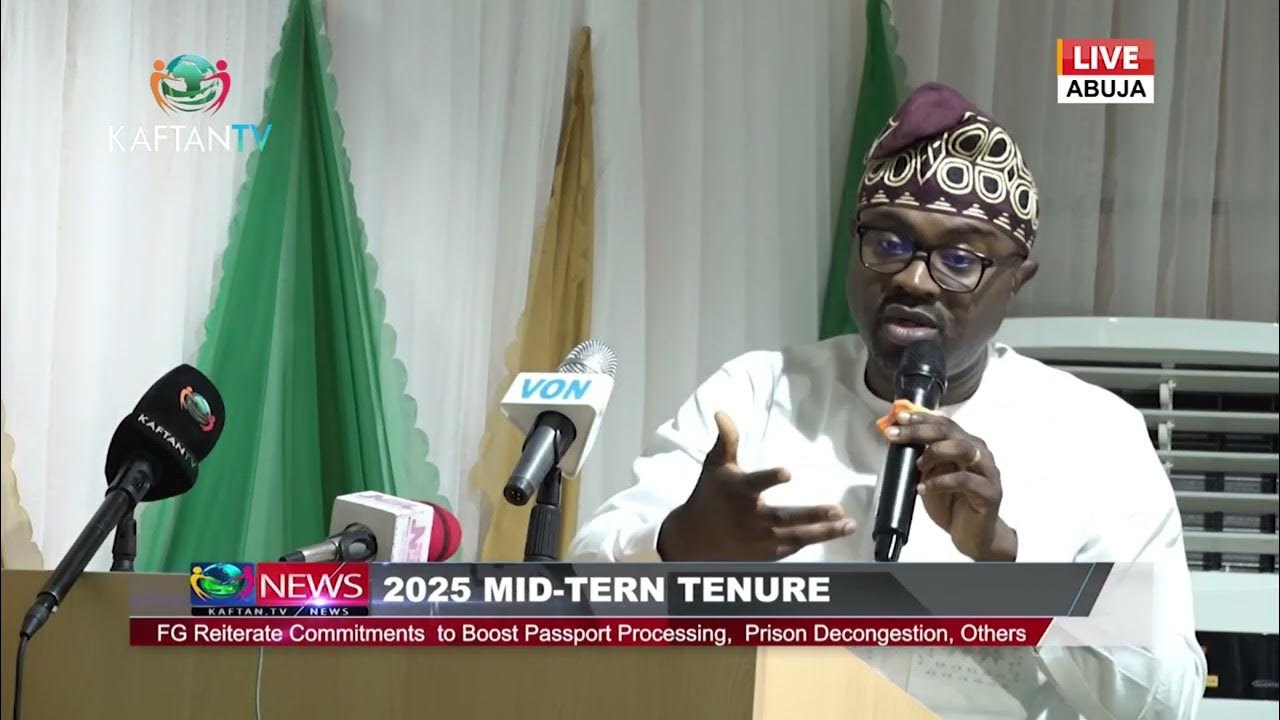 2025 MID-TERN TENURE: FG Reiterate Commitments To Boost Passport Processing and Prison Decongestion
