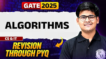 Target GATE 2025 | Algorithms | CS & IT | Revision through PYQ
