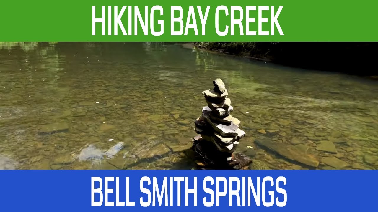 Hiking Bay Creek at Bell Smith Springs in the Shawnee National Forest