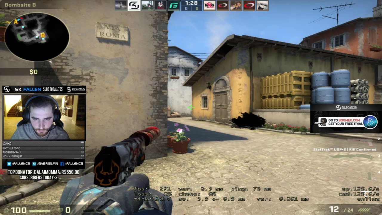 gafallen - SK.FalleN RankS stream (English/PT-BR) - Twitch Highlights ...