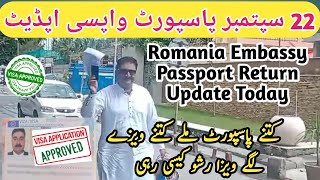 Romania ?? Embassy Passport ? Return New Update || Romaina Embassy Update 2023 | Romania Visa Update