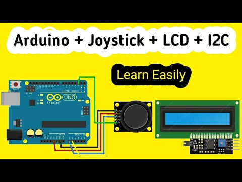 Arduino Joystick Controlled LCD || Joystick 16x2 LCD Project || Teach ...