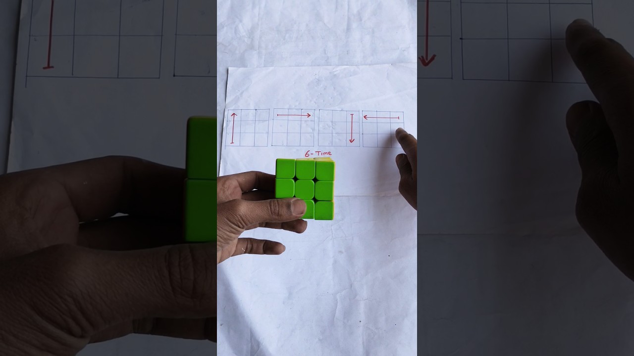 Самая удачная комбинация в истории кубика Рубика 