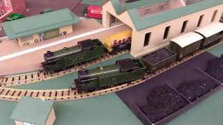 Hornby Dublo 1930's Clockwork Layout, Mercia Layout.