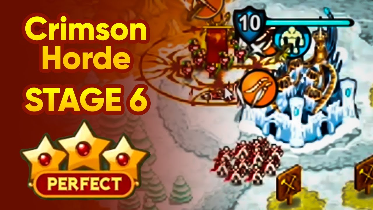 STAGE 6 (Perfect) - Crimson Horde Campaign - Takeover (Flash Game)