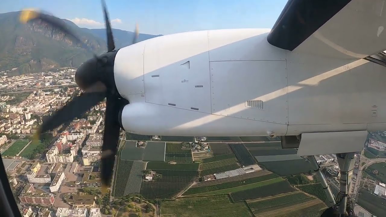 Bombardier Dash 8-Q400 Sky Alps Special Bozen Approach