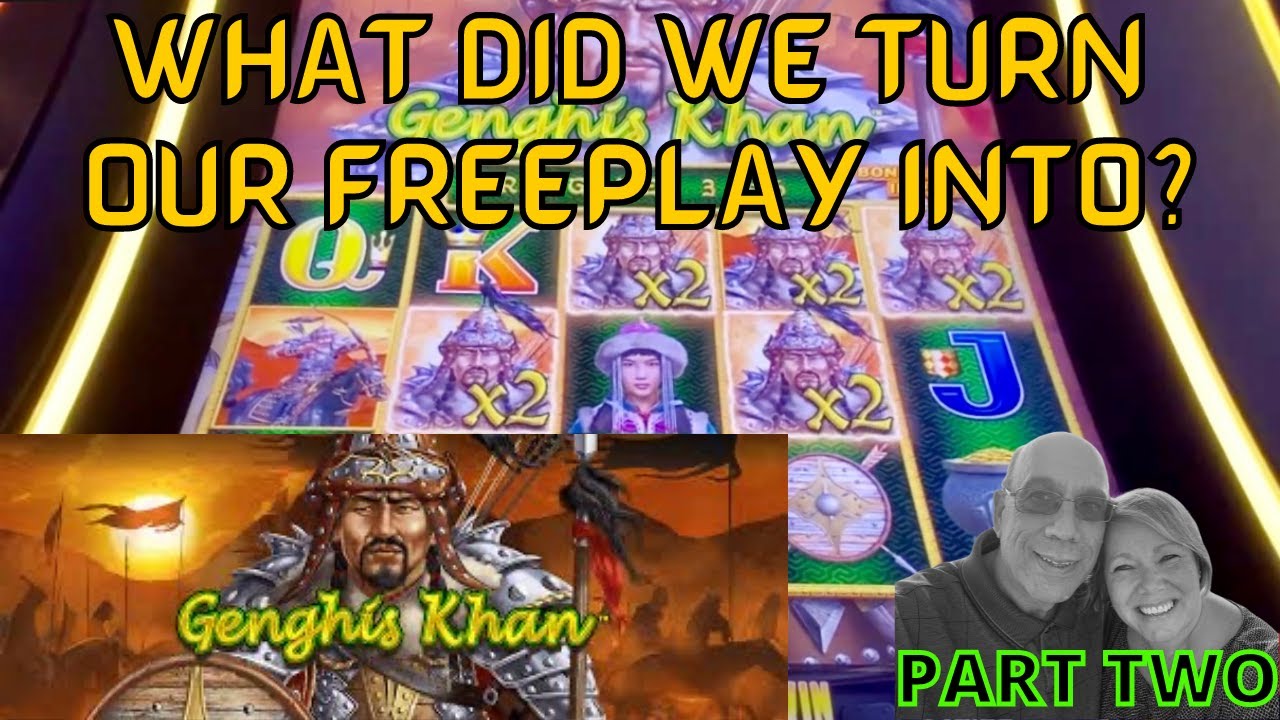 SO MANY BONUSES GENGHIS KHAN SLOT Machine BonusPART TWO YouTube