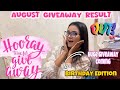 Welcoming September with August’s GIVEAWAY Winner || Congratulation Get ready for the next giveaway