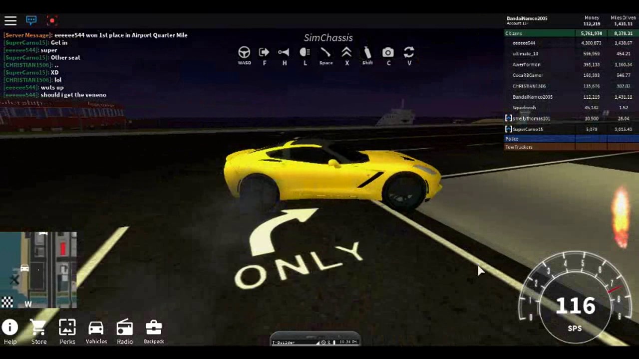 Vehicle Simulator Chevrolet Corvette Stingray Gameplay Youtube - chevrolet corvette c5 zo6 roblox