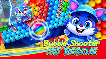Bubble Shooter - Cat Rescue Game Android Gameplay