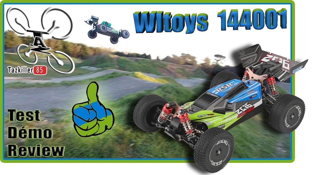 WLTOYS 144001 - Demo Review Test (Part 2) - A small Buggy full of resources  !!! - YouTube