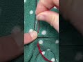 This is one way an expert can make a stitch knot correctly and quickly#short