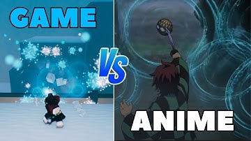 All WATER Breathing moves in Project Slayers VS Anime