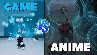 All WATER Breathing moves in Project Slayers VS Anime