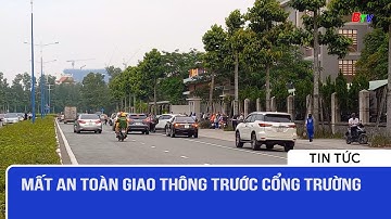 Mất an toàn giao thông trước cổng trường