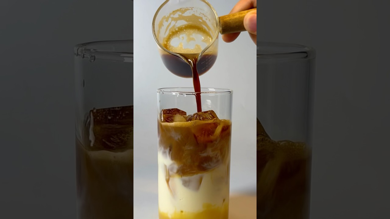 Spanish Latte with Sea Salt Cream! #espresso #latte #coffee
