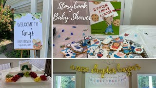 Storybook Baby Shower \/\/ Baby Shower Planning Tips \& Tricks!