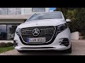 New 2024 Mercedes V Class White luxury van!