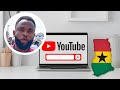 What ghanaians goes to youtube to search for