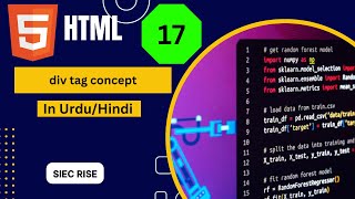 Understanding the HTML div Tag | Concept and Usage Explained