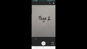 Create a multi-page PDF in Clear Scanner