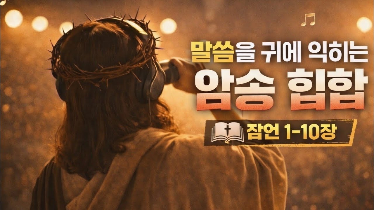 [ccm] 🎧 출퇴근 잠언 1–10장 (쉬운성경) | 힙합 그루브로 듣는 말씀 플레이리스트