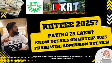 KIIT Phase 1 Exam Analysis why to appear in KIIT Phase 1 Exam ? And why KIIT ? #admission2025