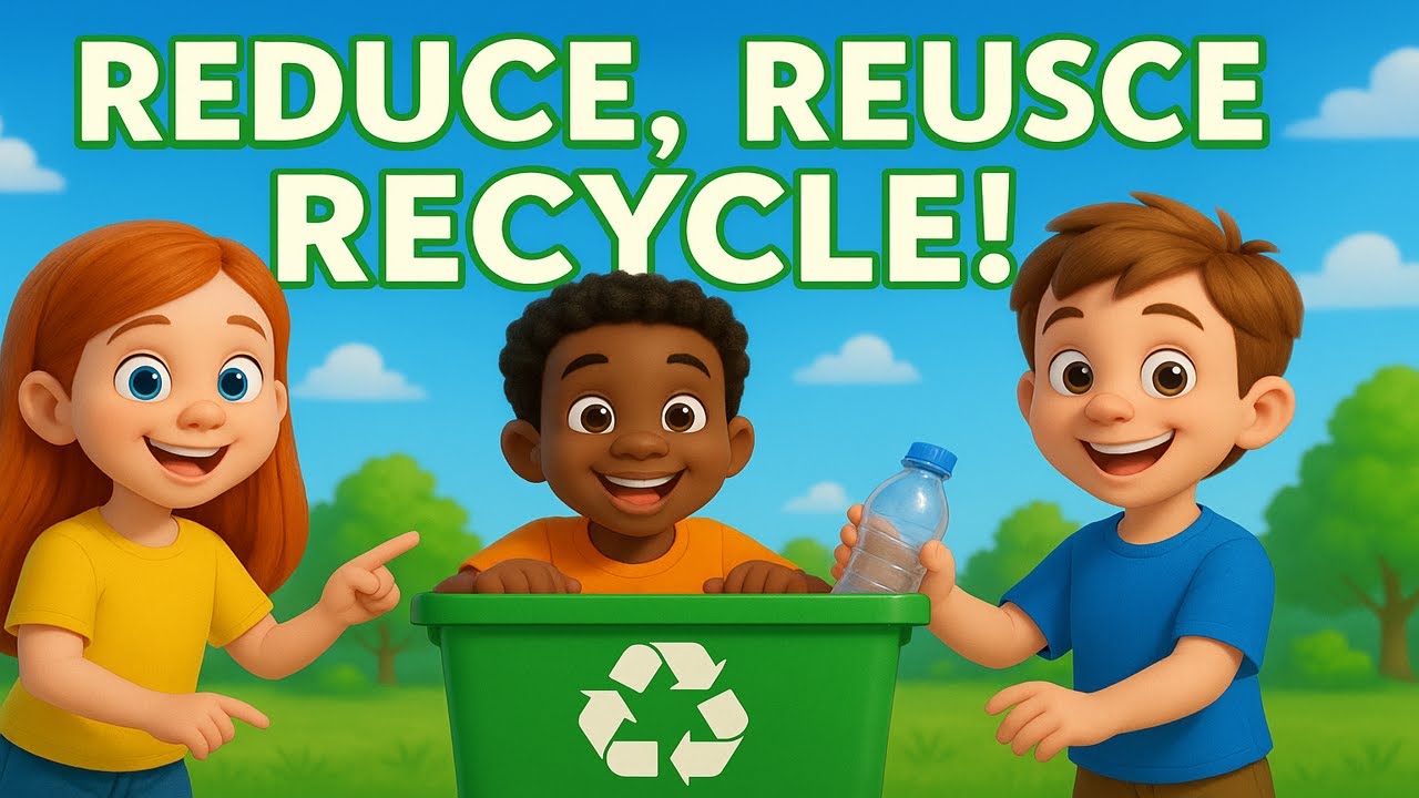 The 3 R’s Song – Reduce, Reuse, Recycle | Fun Educational Song for Kids
