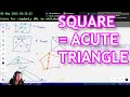 PARTITION A SQUARE INTO ACUTE TRIANGLES