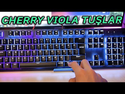 Aşırı Sessiz MEKANİK Klavye Corsair K60 RGB PRO (CHERRY VIOLA Nedir?)