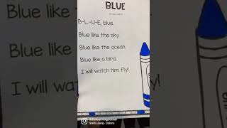 Color Poems for Kids