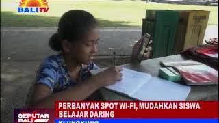 Perbanyak spot wi fi, mudahkan siswa belajar daring