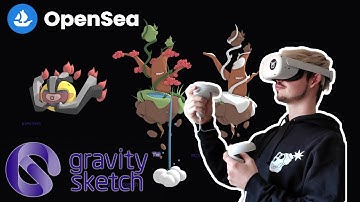 Spring & Winter Tree - Sculpting the Pokémon of Metaverse in Gravity Sketch VR (NFTs)