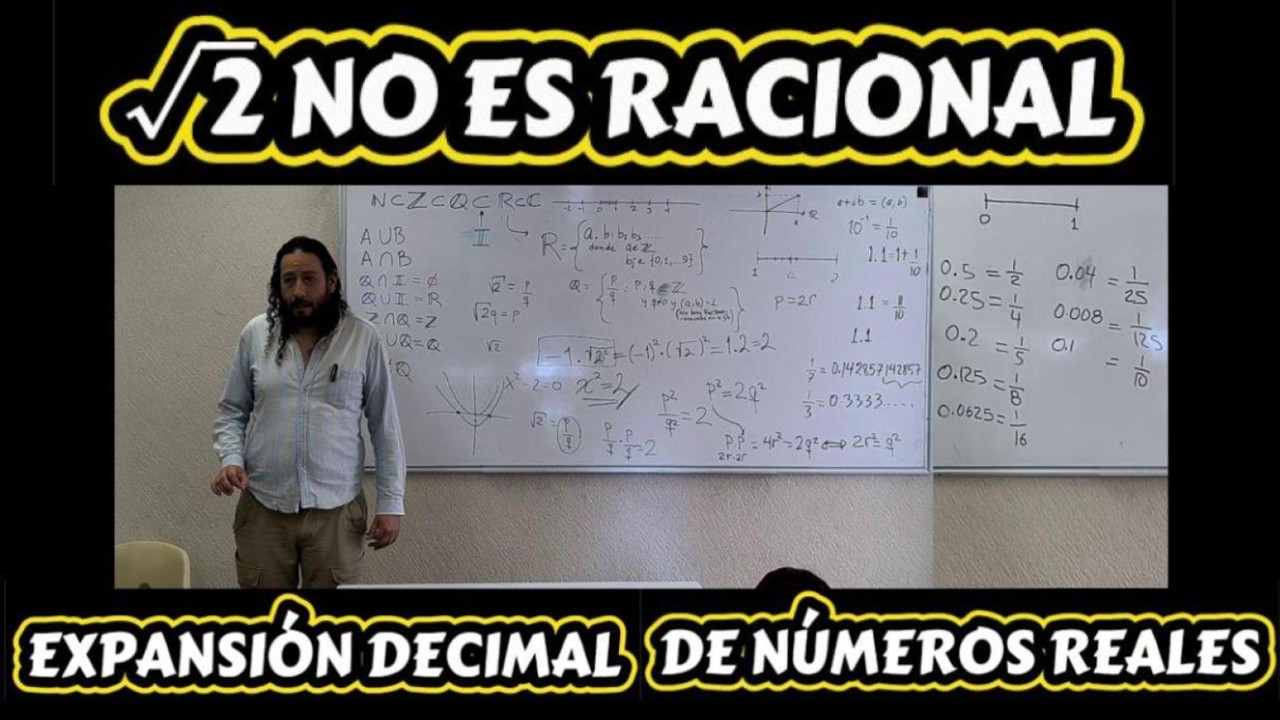 √2 no es racional, Expansión decimal de números reales