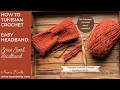 How to tunisian crochet how to crochet headband using tunisian crochet