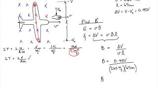 Motional Emf - Finding the Magnetic Field
