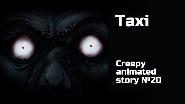 Taxi. Horror animated story №20 (animation)