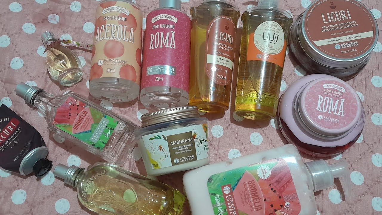 Produtos L'Occitane Au Brésil que Eu AmOO❤️Perfumes e Hidratant, Sabonetes em Óleo L'Occitane 🥰😍