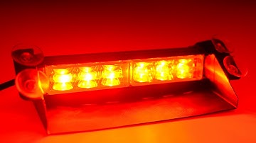 DX6 Dash Light R/W Dual Color Flash Pattern | UnitSignal