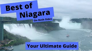 Niagara Falls -  Cave of the Winds, Journey Behind the Falls, Hornblower Cruise, Rainbow Bridge Profile