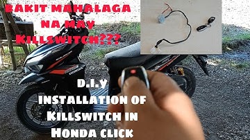 D.I.Y installation of wireless KILLSWITCH IN HONDA CLICK step by step.