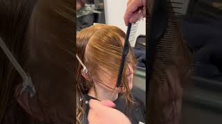 Face framing layers for curly hair #haireducator #shorts28 #curlyhair